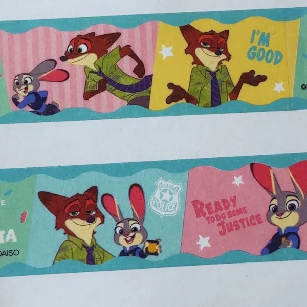 ズートピアマスキングテープ